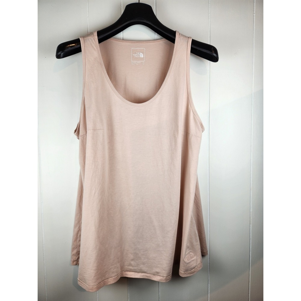 The North Face Womens Peach Pink Scoop Neck Tank Top 1X Activewear Sleeveless